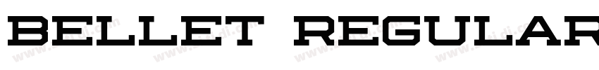 Bellet Regular字体转换